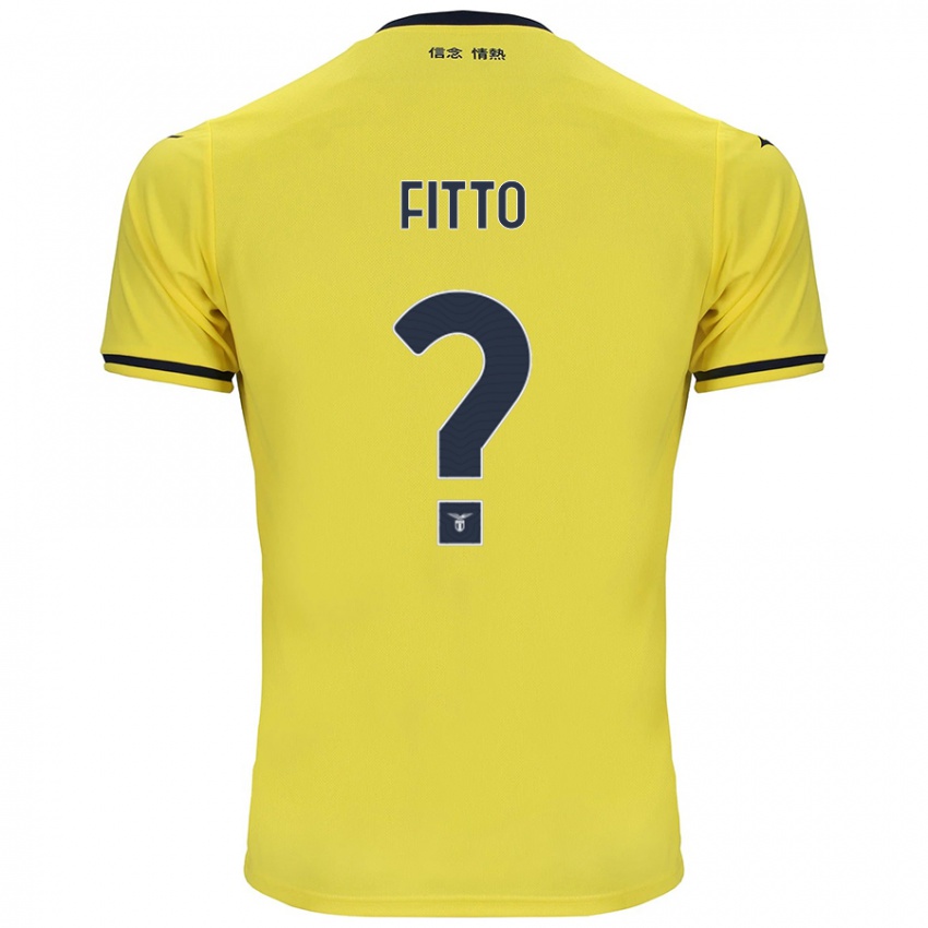 Niño Camiseta Gabriele Fitto #0 Amarillo 2ª Equipación 2024/25 La Camisa México