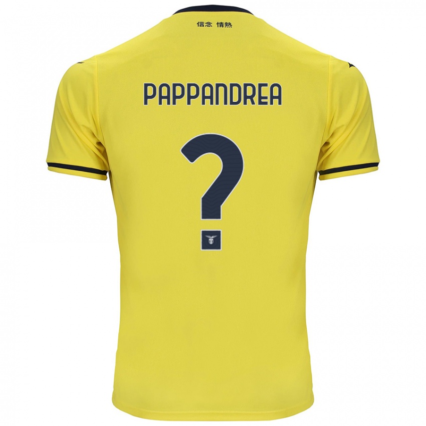 Niño Camiseta Filippo Pappandrea #0 Amarillo 2ª Equipación 2024/25 La Camisa México