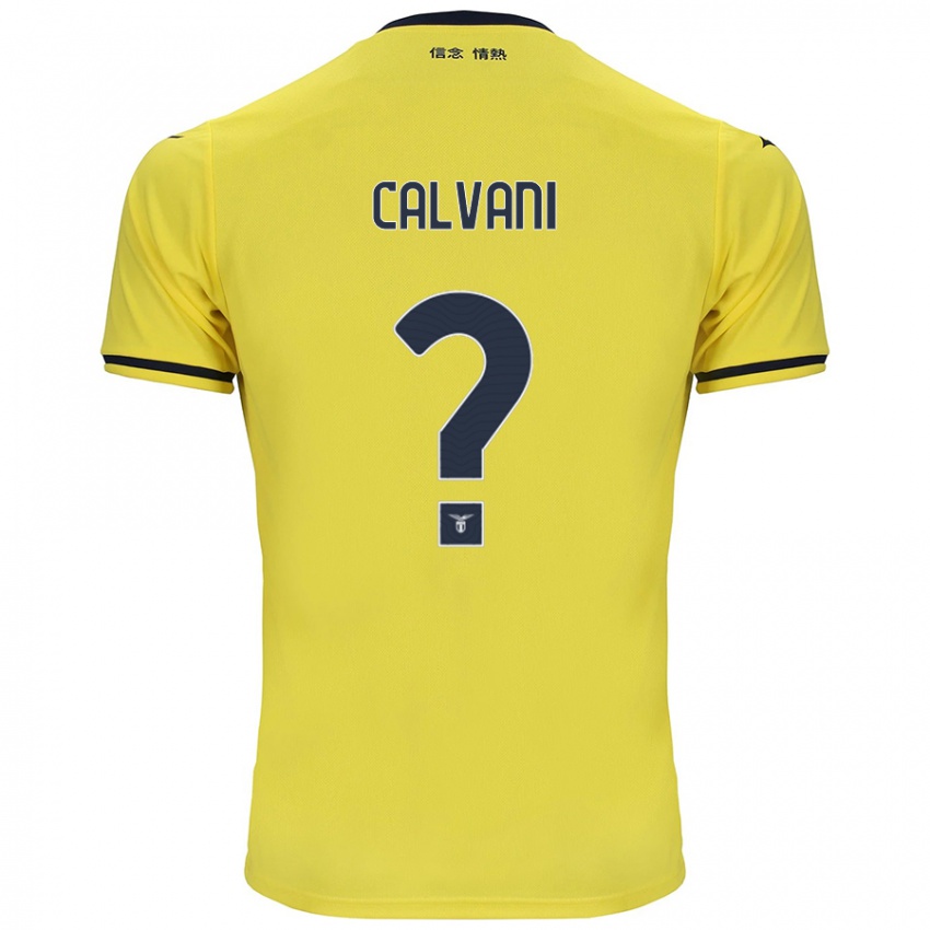 Niño Camiseta Lorenzo Calvani #0 Amarillo 2ª Equipación 2024/25 La Camisa México