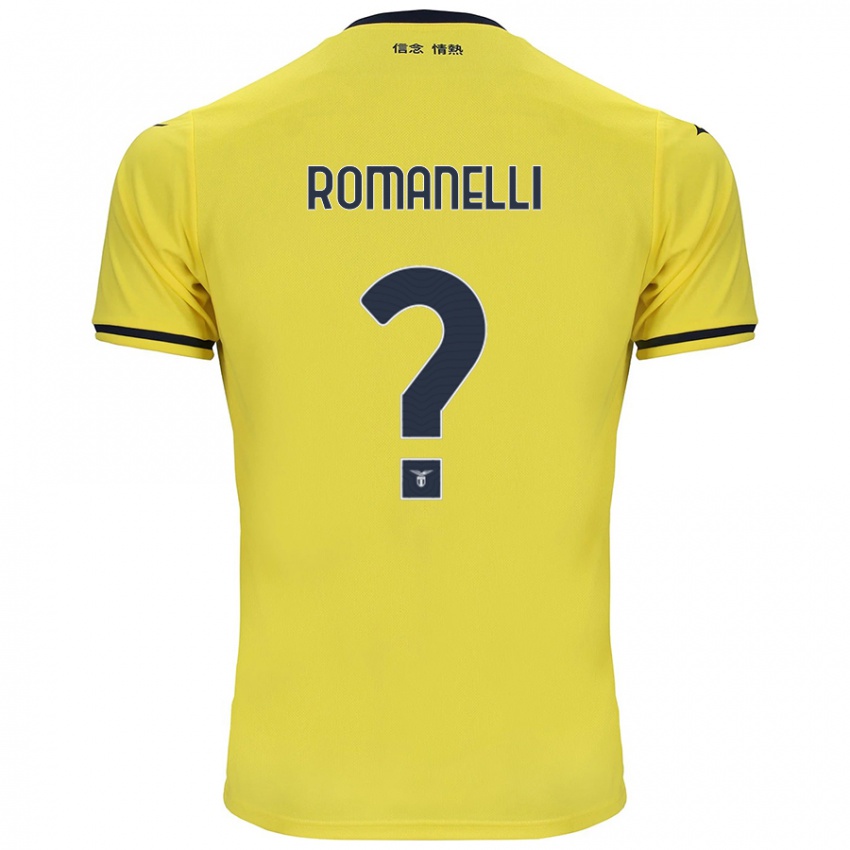 Niño Camiseta Nicolas Romanelli #0 Amarillo 2ª Equipación 2024/25 La Camisa México