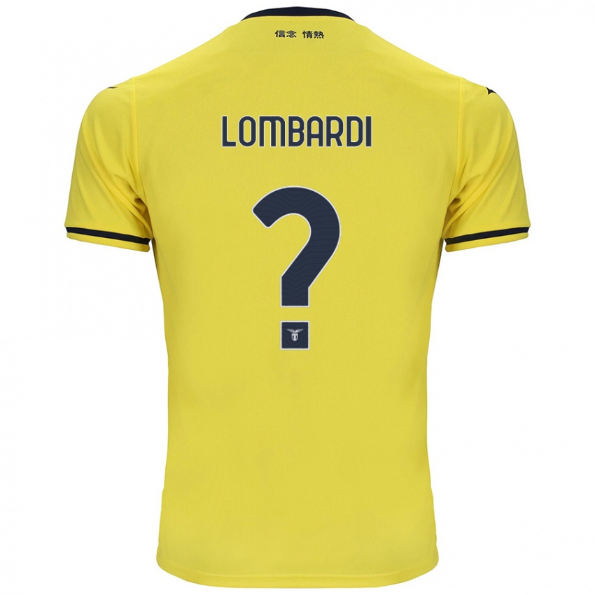 Niño Camiseta Pierlorenzo Lombardi #0 Amarillo 2ª Equipación 2024/25 La Camisa México