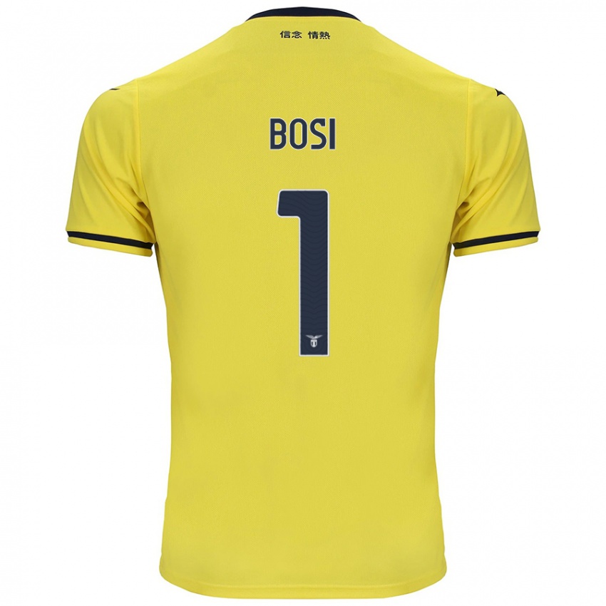 Niño Camiseta Gioele Bosi #1 Amarillo 2ª Equipación 2024/25 La Camisa México