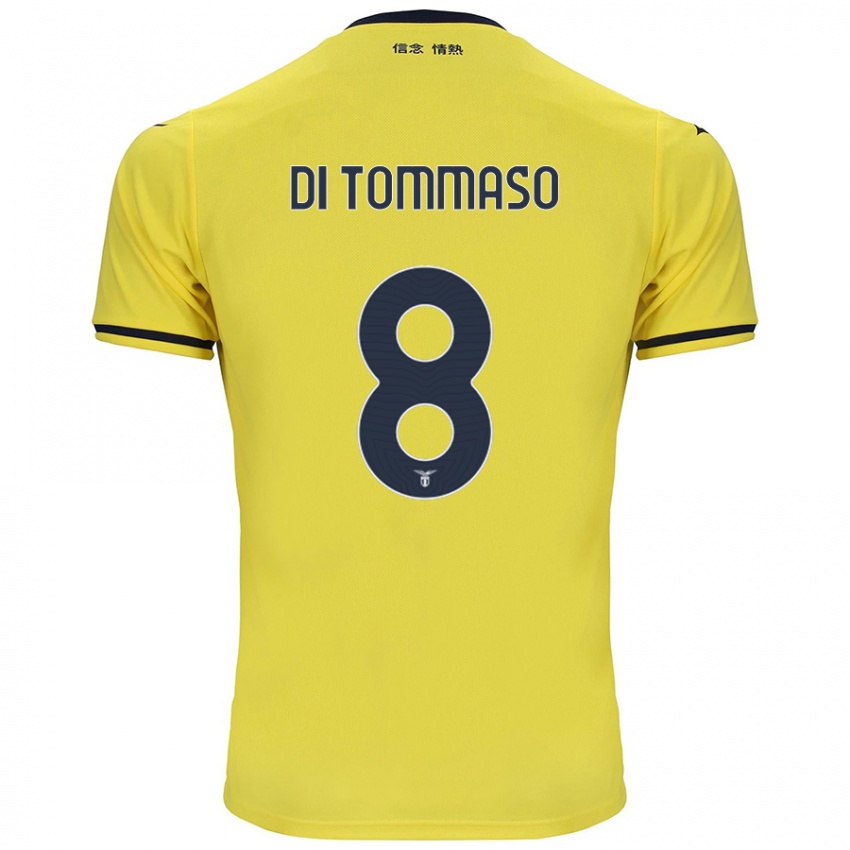 Niño Camiseta Leonardo Di Tommaso #8 Amarillo 2ª Equipación 2024/25 La Camisa México