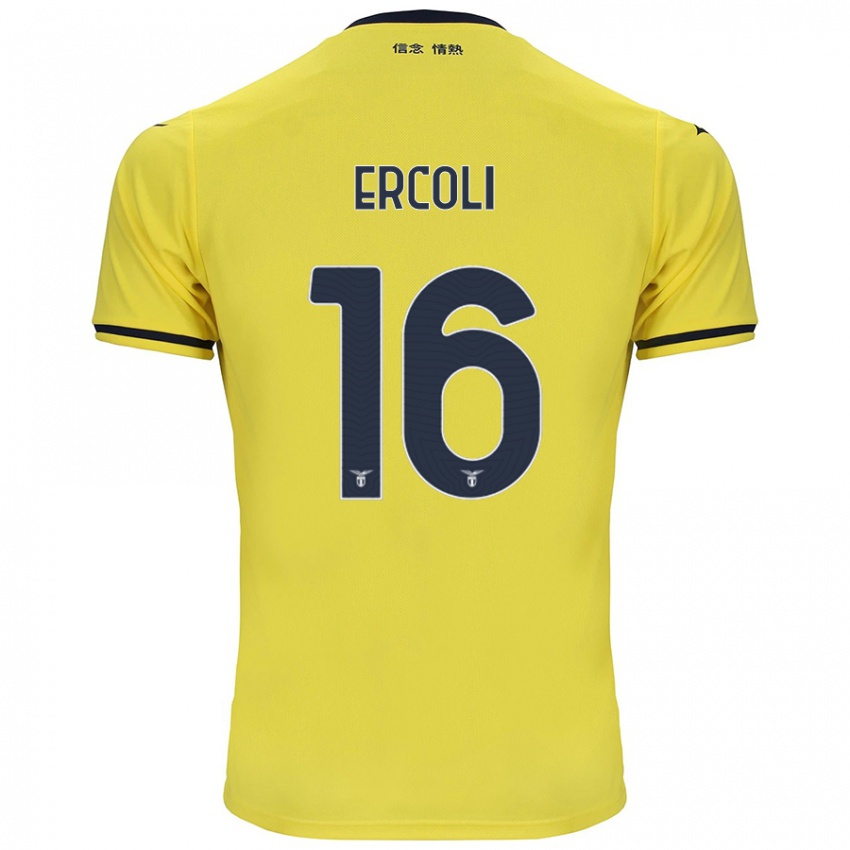 Niño Camiseta Michele Ercoli #16 Amarillo 2ª Equipación 2024/25 La Camisa México