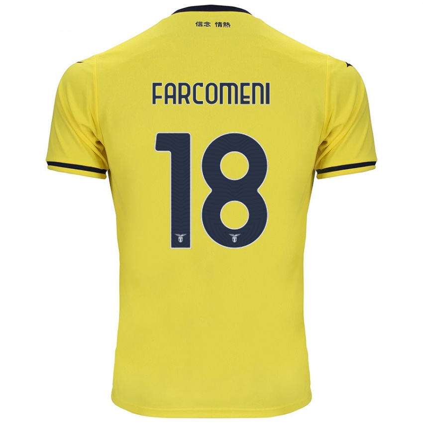 Niño Camiseta Valerio Farcomeni #18 Amarillo 2ª Equipación 2024/25 La Camisa México