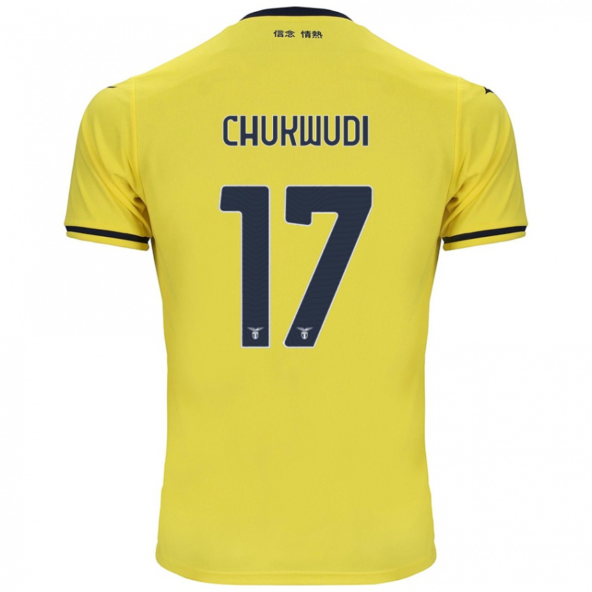 Niño Camiseta Ogonna Franca Chukwudi #17 Amarillo 2ª Equipación 2024/25 La Camisa México