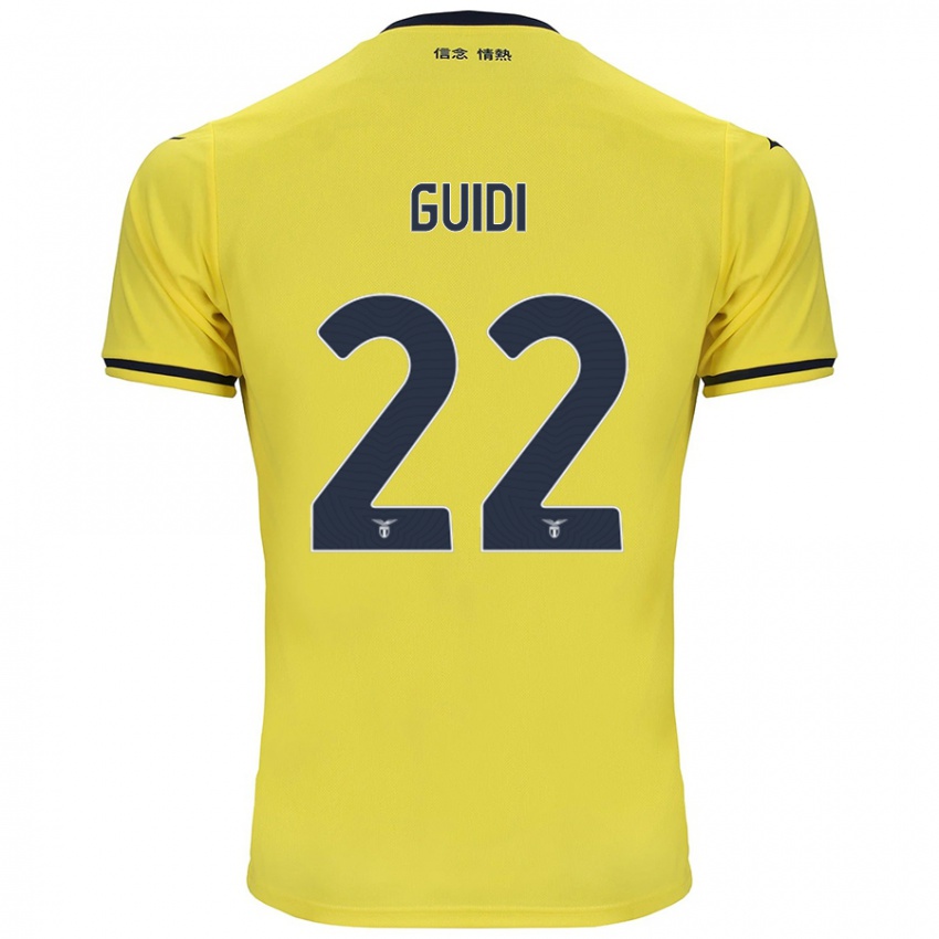 Niño Camiseta Emma Guidi #22 Amarillo 2ª Equipación 2024/25 La Camisa México