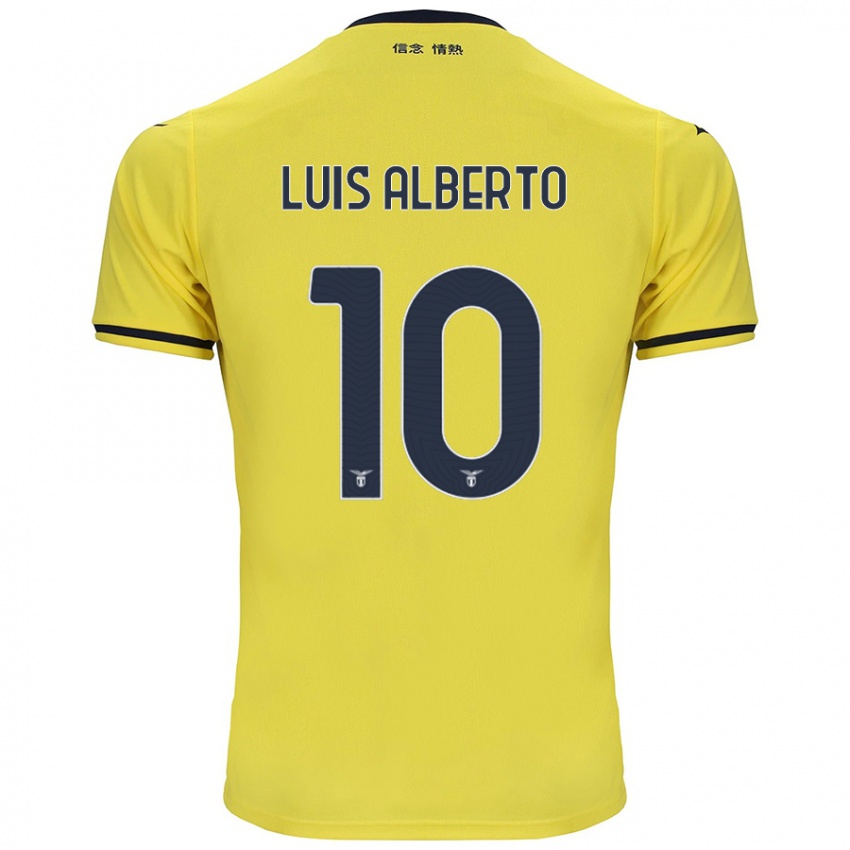 Niño Camiseta Luis Alberto #10 Amarillo 2ª Equipación 2024/25 La Camisa México