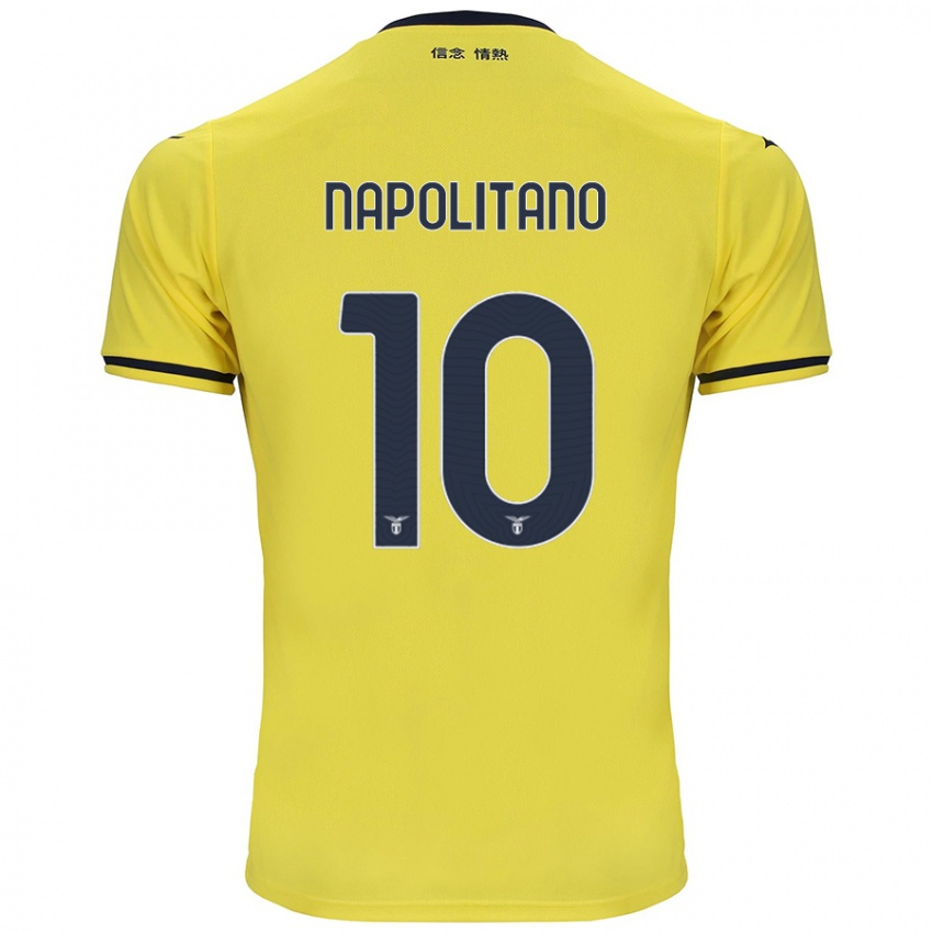 Niño Camiseta Luca Napolitano #10 Amarillo 2ª Equipación 2024/25 La Camisa México