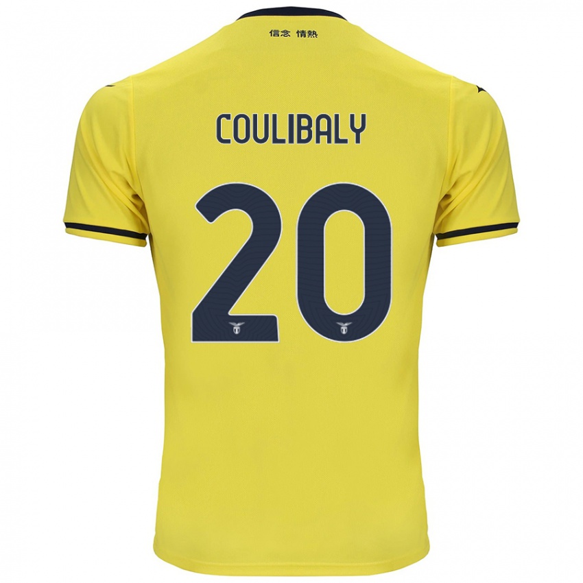 Niño Camiseta Larsson Coulibaly #20 Amarillo 2ª Equipación 2024/25 La Camisa México