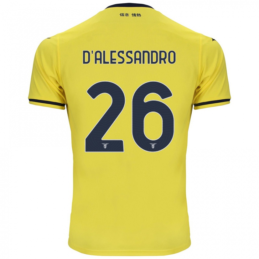 Niño Camiseta Mattya D'alessandro #26 Amarillo 2ª Equipación 2024/25 La Camisa México