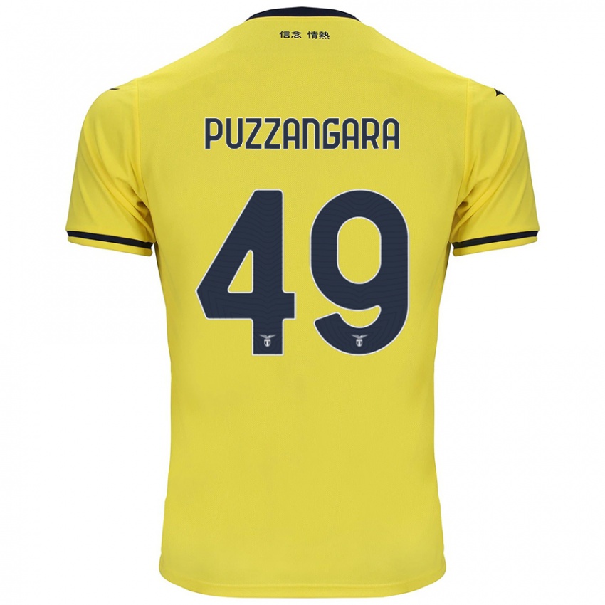 Niño Camiseta Angelo Antonio Puzzangara #49 Amarillo 2ª Equipación 2024/25 La Camisa México