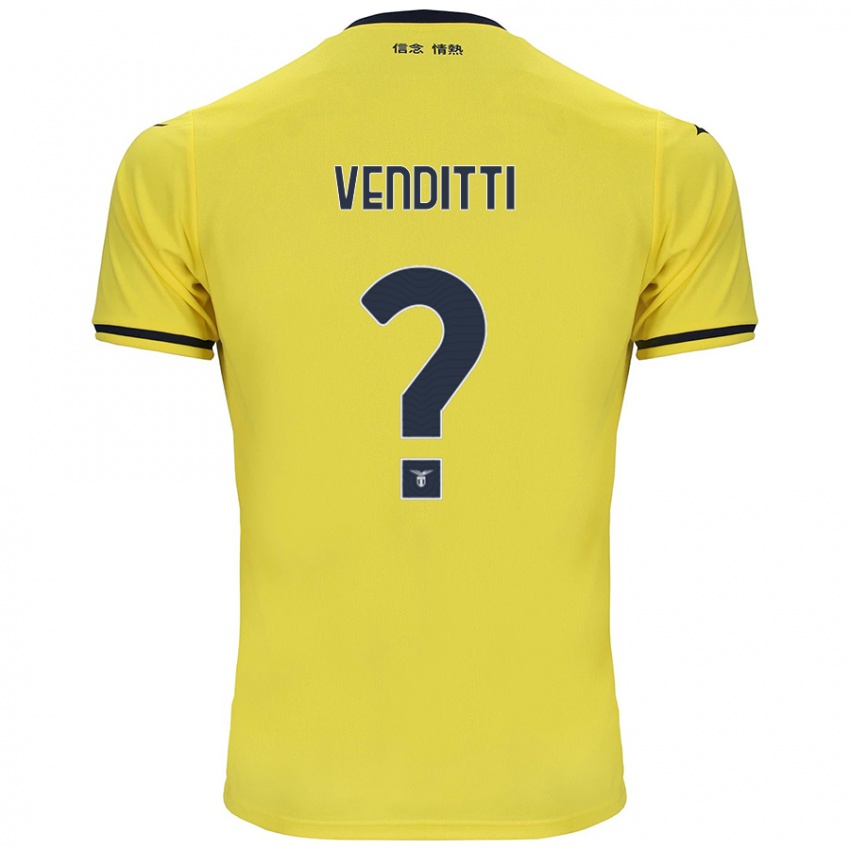 Niño Camiseta Pietro Venditti #0 Amarillo 2ª Equipación 2024/25 La Camisa México