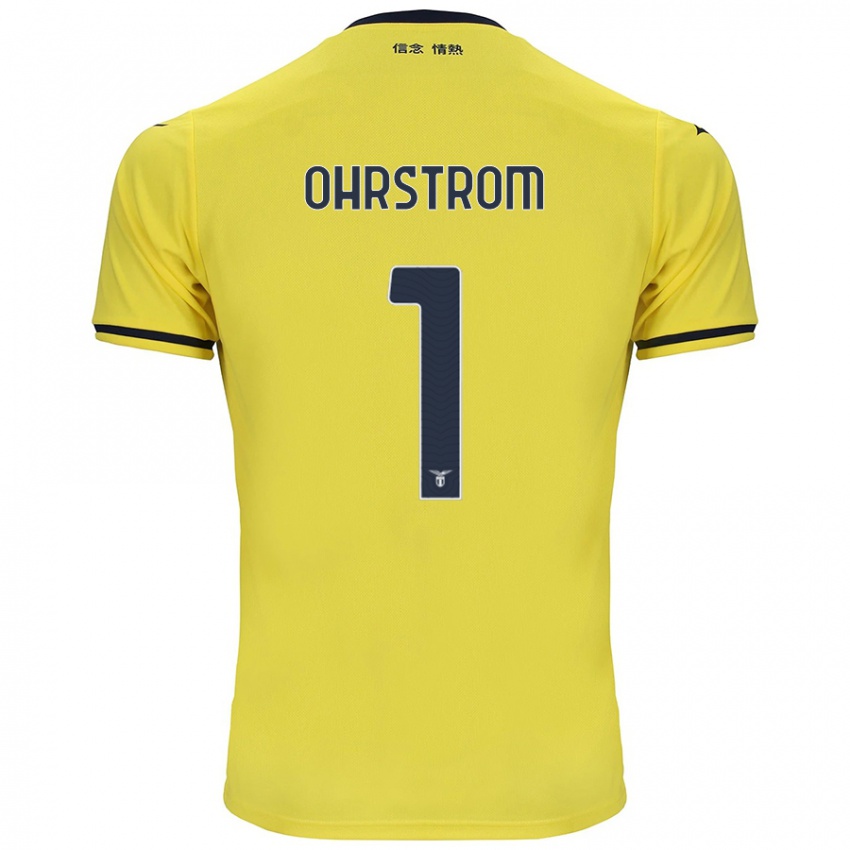 Niño Camiseta Stephanie Ohrstrom #1 Amarillo 2ª Equipación 2024/25 La Camisa México