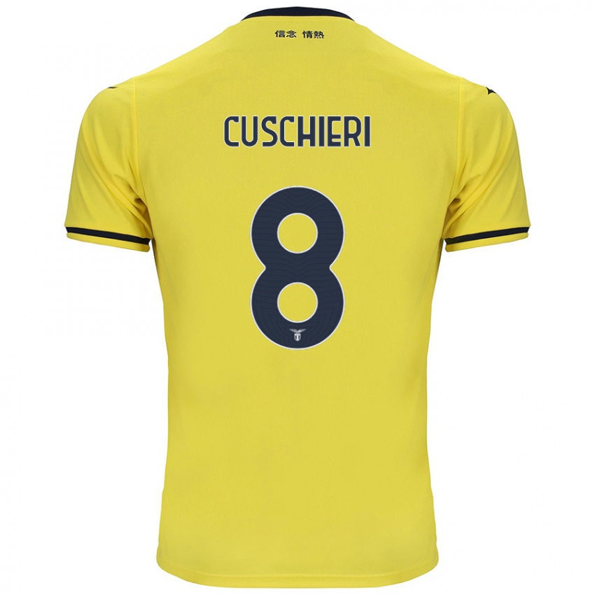 Niño Camiseta Rachel Cuschieri #8 Amarillo 2ª Equipación 2024/25 La Camisa México