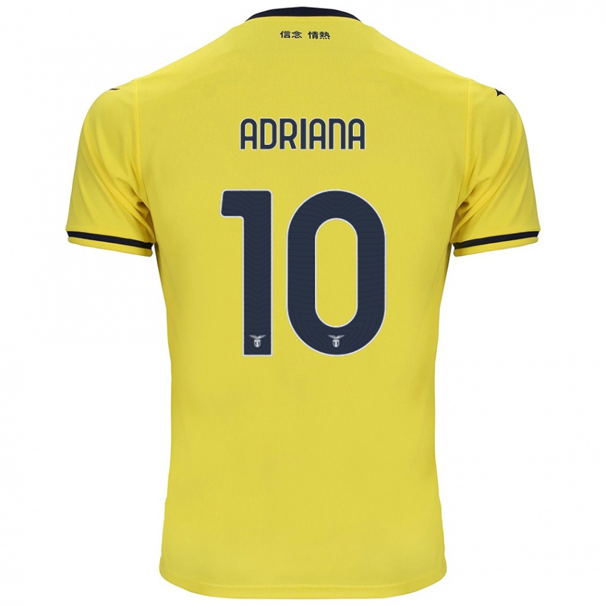 Niño Camiseta Adriana Martín Santamaría #10 Amarillo 2ª Equipación 2024/25 La Camisa México