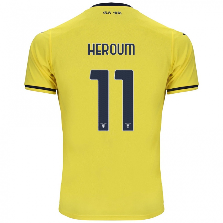 Niño Camiseta Nora Heroum #11 Amarillo 2ª Equipación 2024/25 La Camisa México