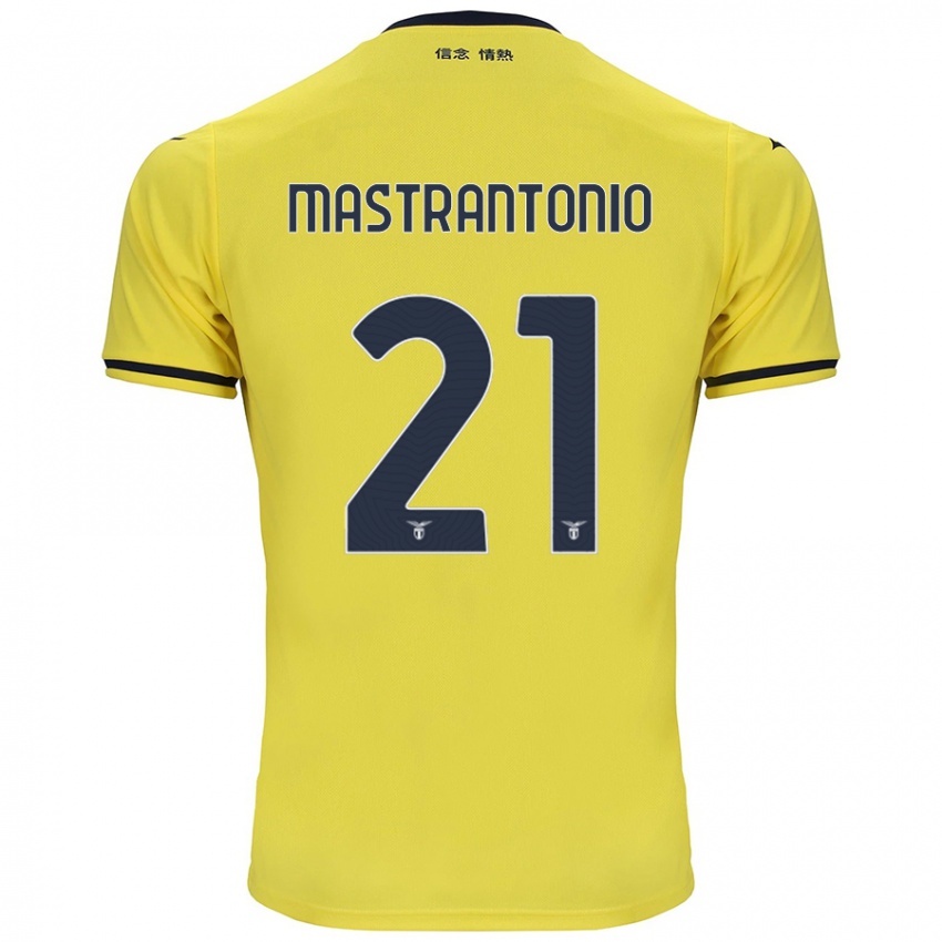 Niño Camiseta Ella Mastrantonio #21 Amarillo 2ª Equipación 2024/25 La Camisa México