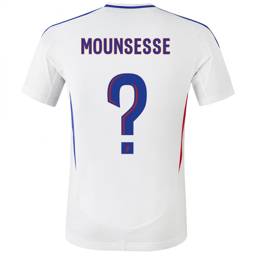 Hombre Camiseta Jeremy Mounsesse #0 Blanco Azul 1ª Equipación 2024/25 La Camisa México