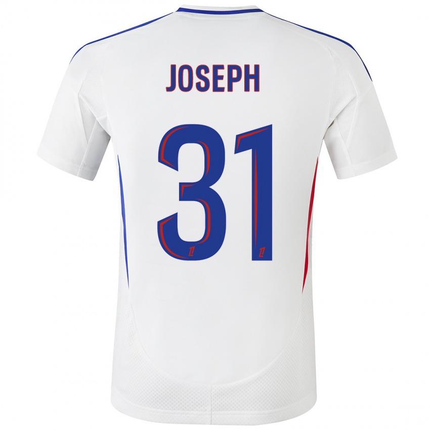 Hombre Camiseta Liana Joseph #31 Blanco Azul 1ª Equipación 2024/25 La Camisa México