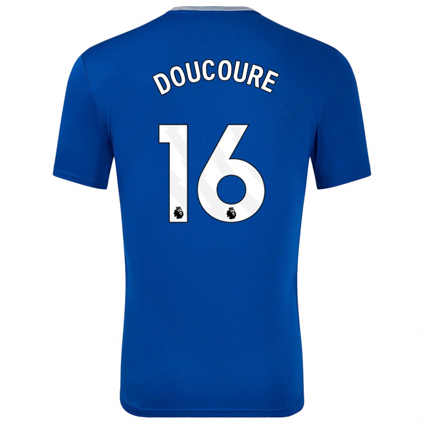 Hombre Camiseta Abdoulaye Doucoure #16 Azul Con 1ª Equipación 2024/25 La Camisa México