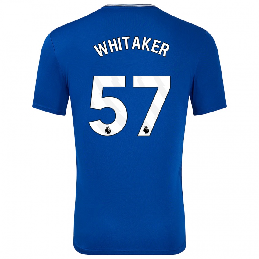 Hombre Camiseta Charlie Whitaker #57 Azul Con 1ª Equipación 2024/25 La Camisa México