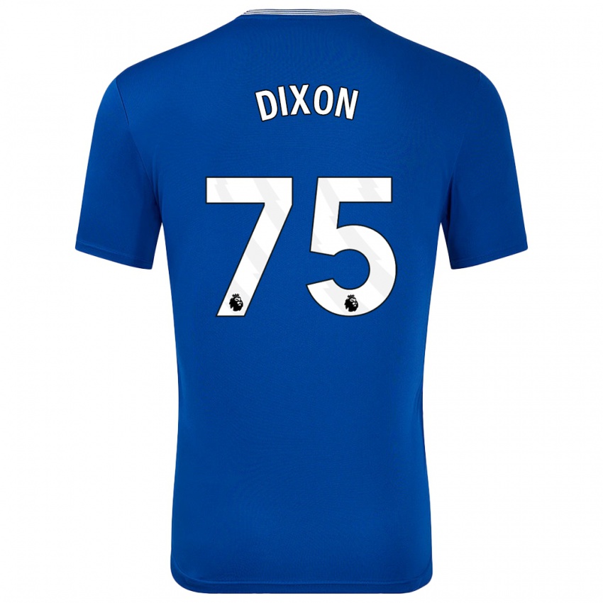 Hombre Camiseta Roman Dixon #75 Azul Con 1ª Equipación 2024/25 La Camisa México