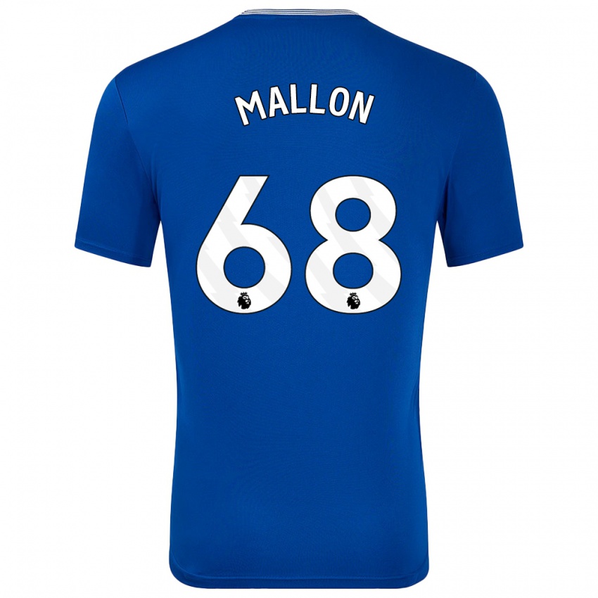 Hombre Camiseta Mathew Mallon #68 Azul Con 1ª Equipación 2024/25 La Camisa México