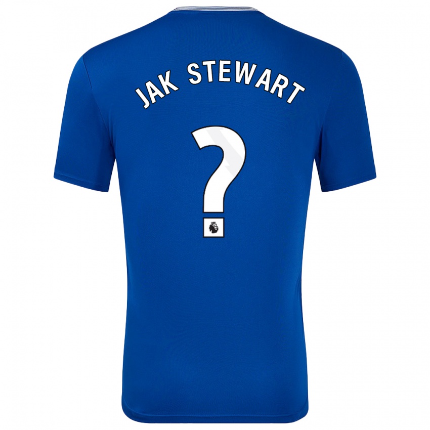 Hombre Camiseta Jak Stewart #0 Azul Con 1ª Equipación 2024/25 La Camisa México