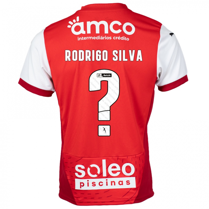 Hombre Camiseta Rodrigo Silva #0 Rojo Blanco 1ª Equipación 2024/25 La Camisa México