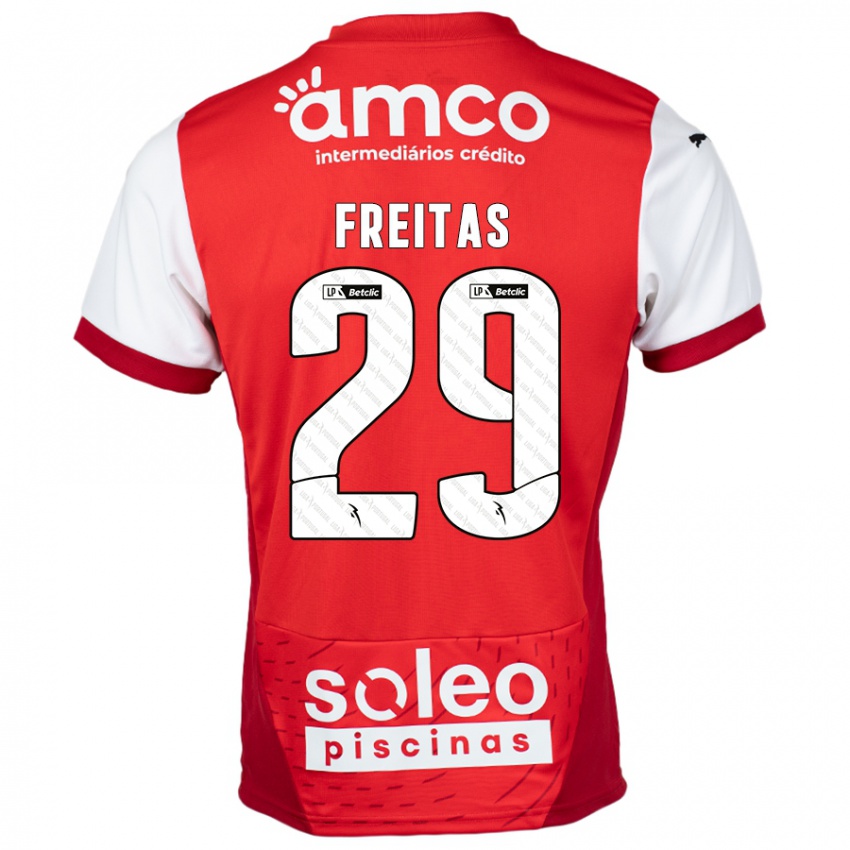 Hombre Camiseta Mylena Freitas #29 Rojo Blanco 1ª Equipación 2024/25 La Camisa México