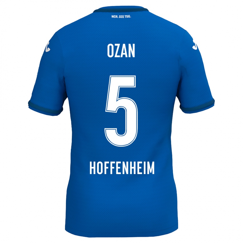 Hombre Camiseta Ozan Kabak #5 Azul Real 1ª Equipación 2024/25 La Camisa México