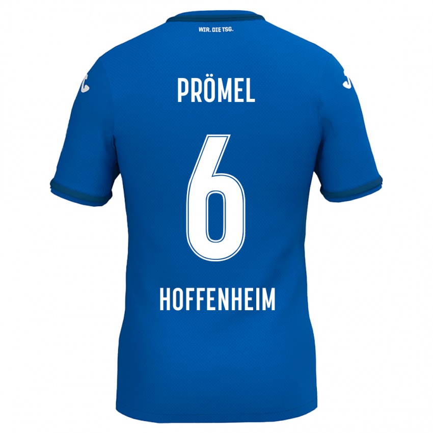 Hombre Camiseta Grischa Prömel #6 Azul Real 1ª Equipación 2024/25 La Camisa México