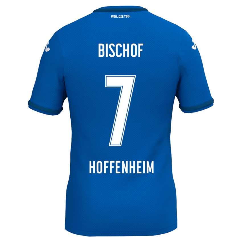 Hombre Camiseta Tom Bischof #7 Azul Real 1ª Equipación 2024/25 La Camisa México