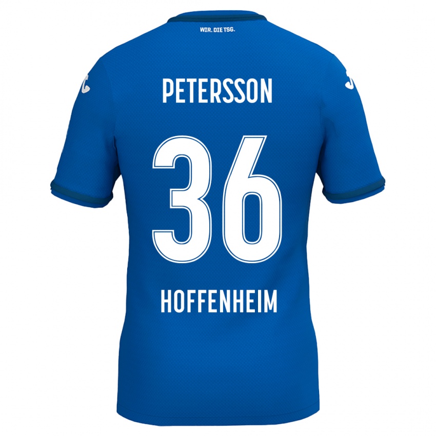 Hombre Camiseta Lúkas Petersson #36 Azul Real 1ª Equipación 2024/25 La Camisa México