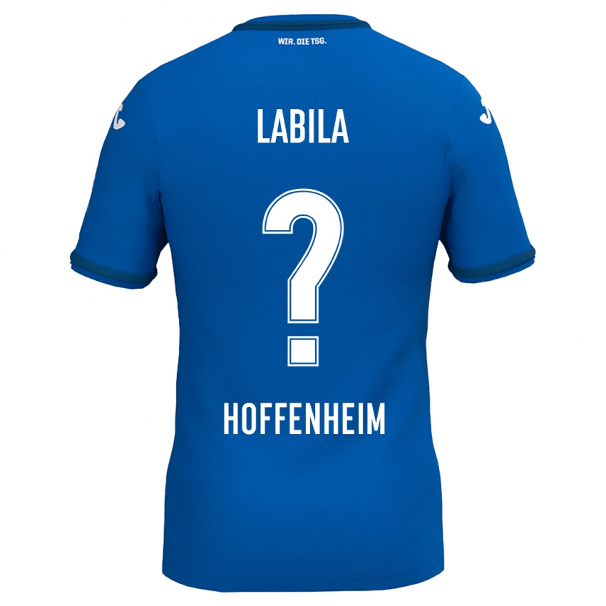 Hombre Camiseta Daniel Labila #0 Azul Real 1ª Equipación 2024/25 La Camisa México