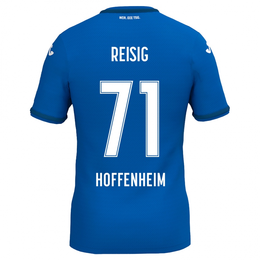 Hombre Camiseta Ruben Reisig #71 Azul Real 1ª Equipación 2024/25 La Camisa México