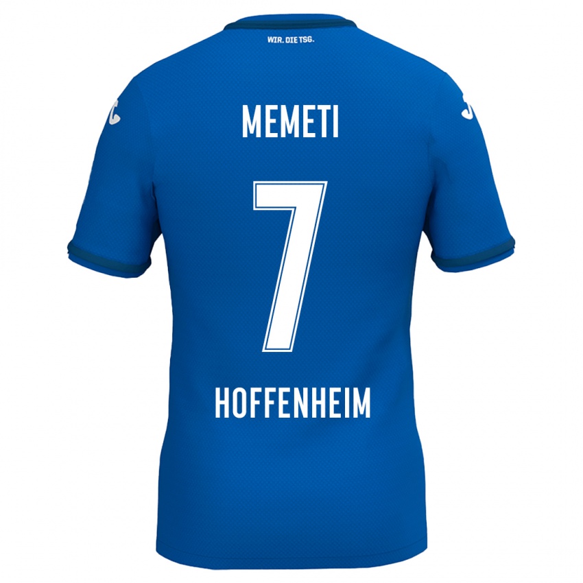 Hombre Camiseta Erëleta Memeti #7 Azul Real 1ª Equipación 2024/25 La Camisa México