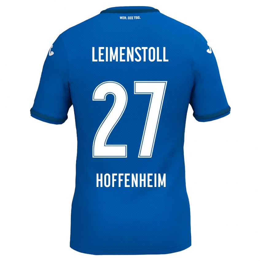 Hombre Camiseta Vanessa Leimenstoll #27 Azul Real 1ª Equipación 2024/25 La Camisa México