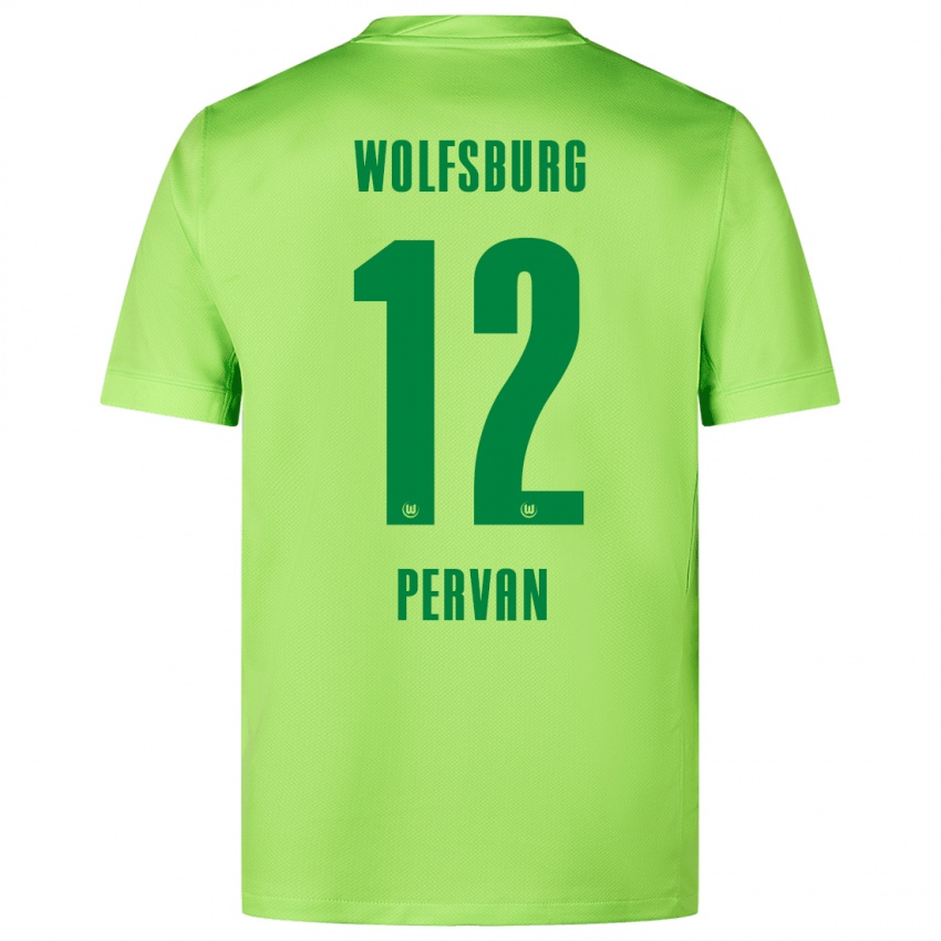 Hombre Camiseta Pavao Pervan #12 Verde Fluorescente 1ª Equipación 2024/25 La Camisa México