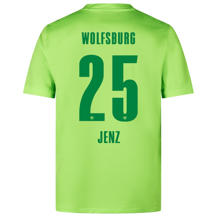 Hombre Camiseta Moritz Jenz #25 Verde Fluorescente 1ª Equipación 2024/25 La Camisa México