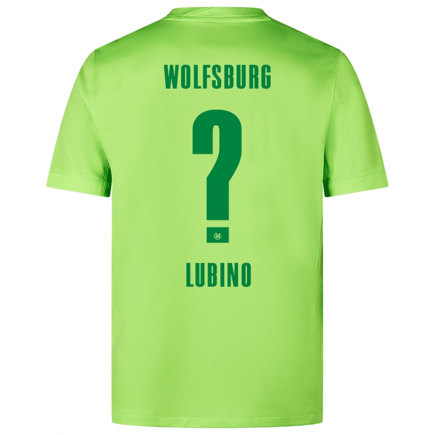 Hombre Camiseta Francesco Lubino #0 Verde Fluorescente 1ª Equipación 2024/25 La Camisa México