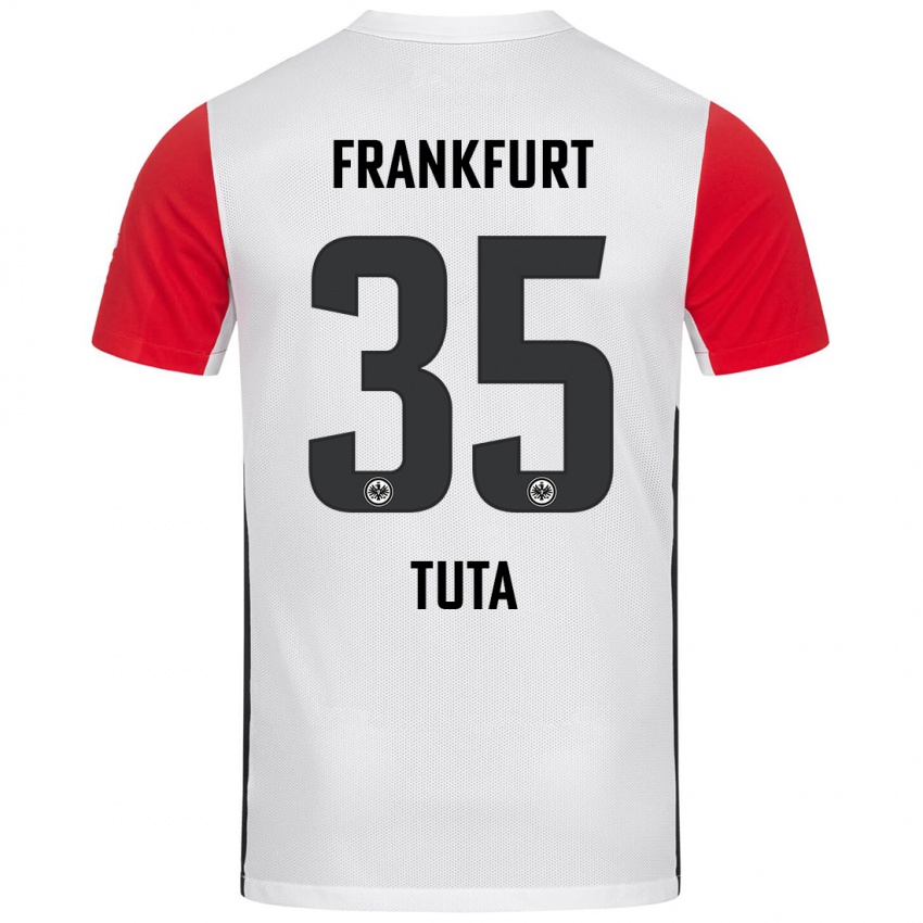 Hombre Camiseta Tuta #35 Blanco Rojo 1ª Equipación 2024/25 La Camisa México