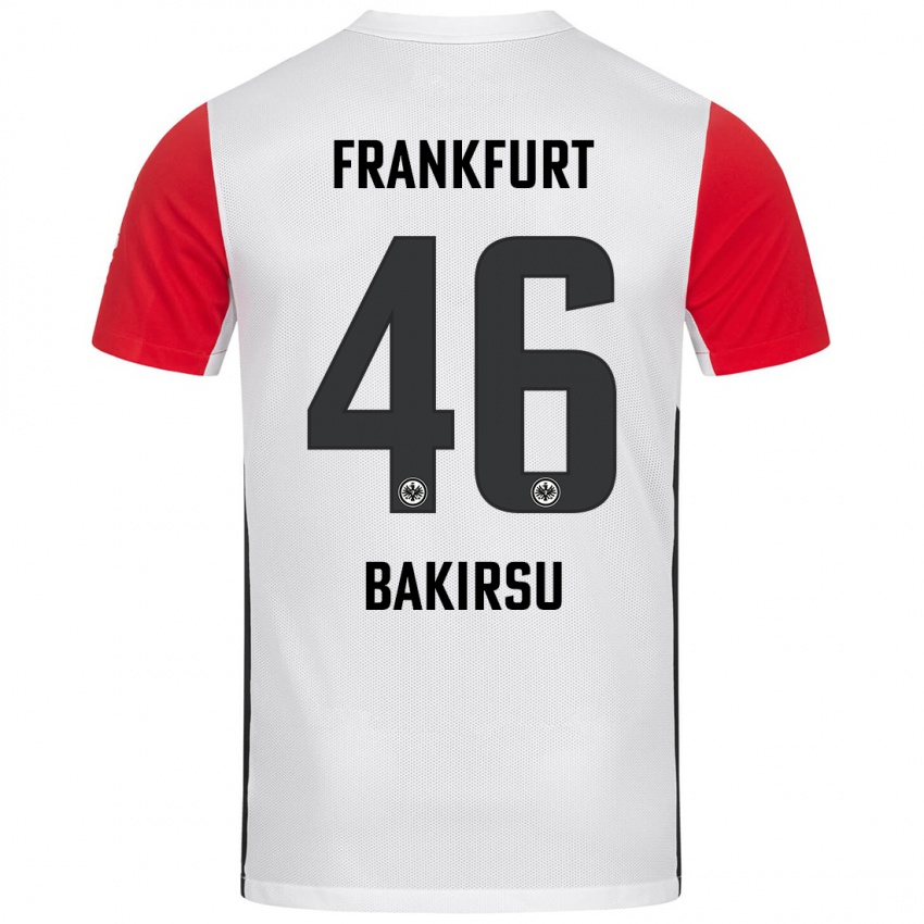 Hombre Camiseta Hüseyin Bakirsu #46 Blanco Rojo 1ª Equipación 2024/25 La Camisa México