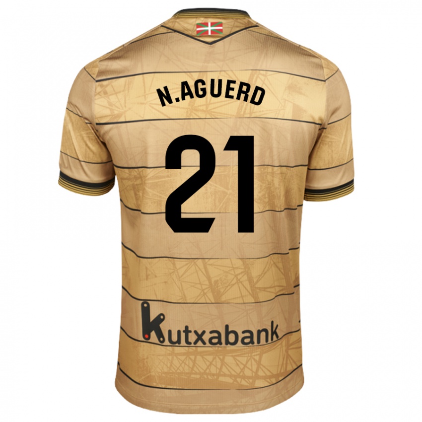 Hombre Camiseta Nayef Aguerd #21 Negro Blanco 2ª Equipación 2024/25 La Camisa México