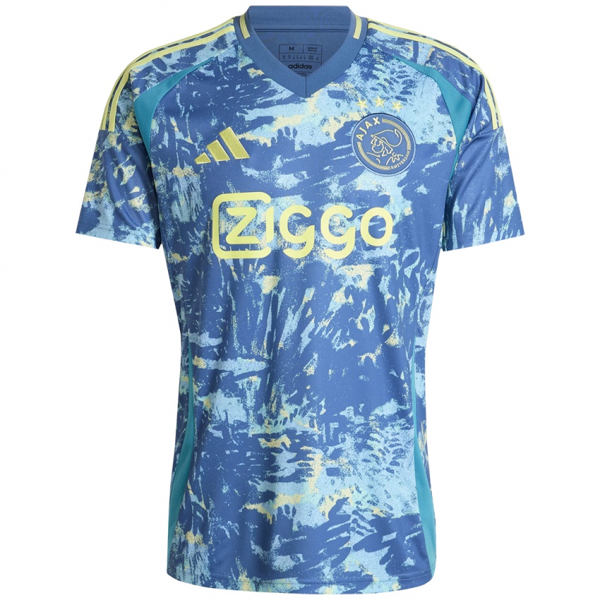 Hombre Camiseta Devyne Rensch #2 Gris Azul Amarillo 2ª Equipación 2024/25 La Camisa México