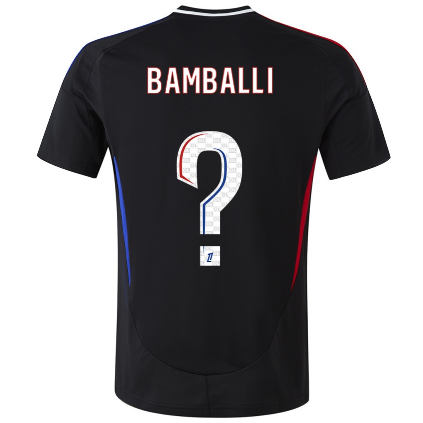 Hombre Camiseta Léo Bamballi #0 Negro 2ª Equipación 2024/25 La Camisa México