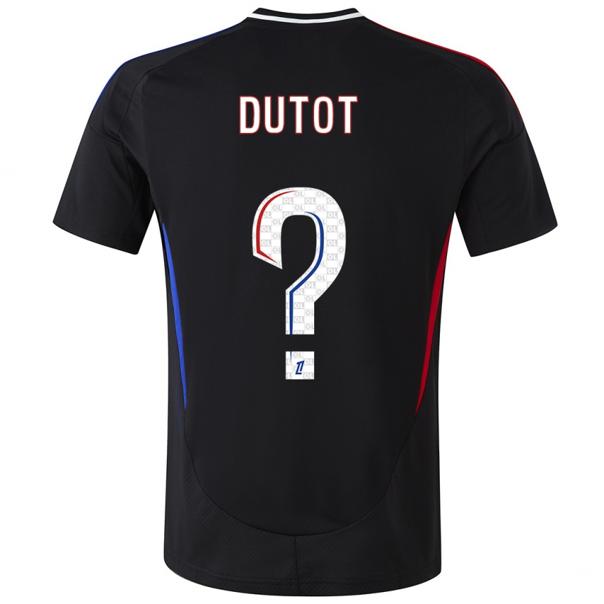 Hombre Camiseta Timothée Dutot #0 Negro 2ª Equipación 2024/25 La Camisa México