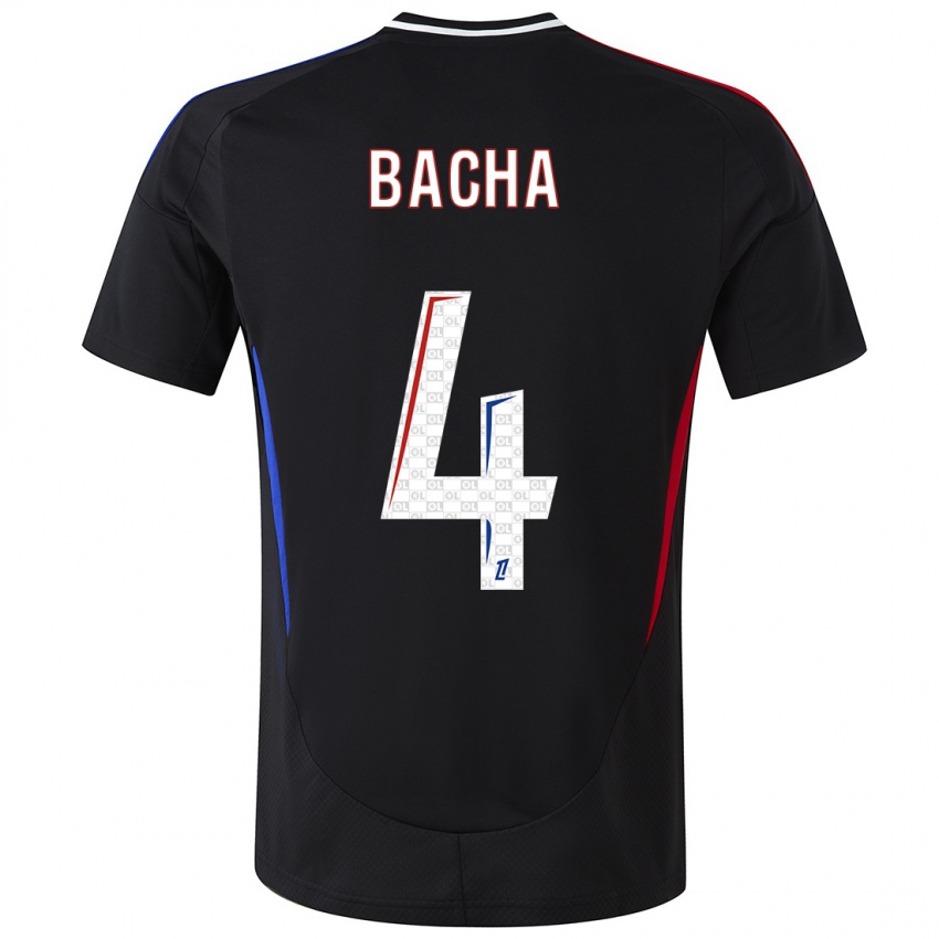 Hombre Camiseta Selma Bacha #4 Negro 2ª Equipación 2024/25 La Camisa México