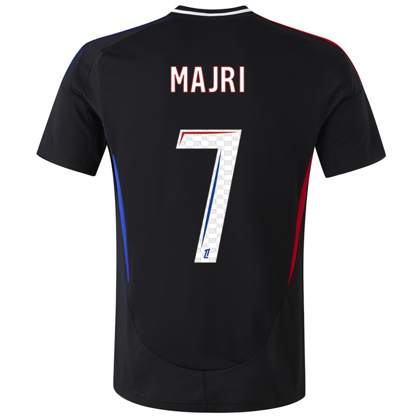 Hombre Camiseta Amel Majri #7 Negro 2ª Equipación 2024/25 La Camisa México